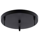 Support socle rond suspension jusqu'à 5 trous (noir ou blanc)