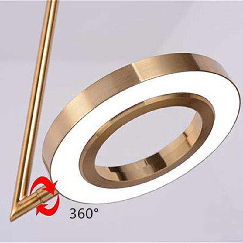 Suspension design LED ronde en métal fin Bony