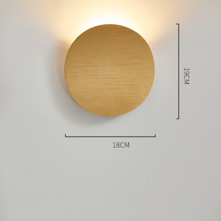 Applique murale moderne LED en forme de lune Moon