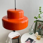 Suspension design avec abat-jour coloré Hirphan