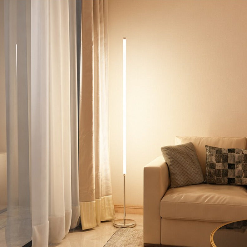 Lámpara de pie design LED minimalista oro Floory