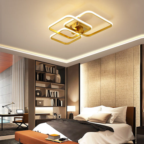 Plafonnier design avec multiple LED lumineux Vexler - vue 3 sur 8