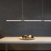 Lustre design LED doré style minimaliste Nevy
