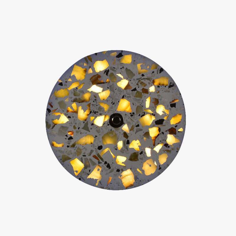 Applique murale moderne LED circulaire style carrelage Ezra