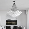 Lustre design avec multiples boules en verre Triz