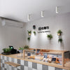Spot moderne LED en forme de tube doré Grover