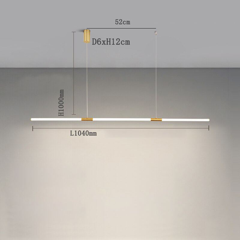 Araña design LED oro estilo minimalista Nevy
