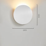 Applique murale moderne LED en forme de lune Moon