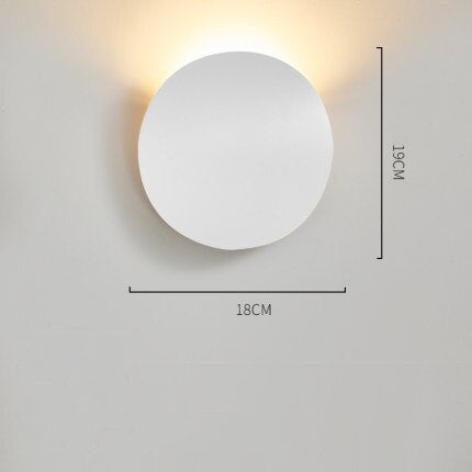 Applique murale moderne LED en forme de lune Moon