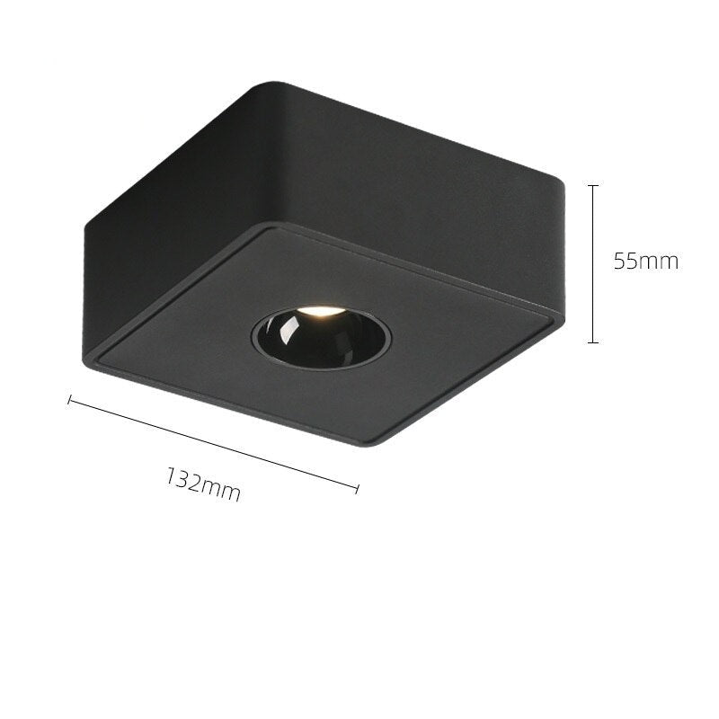 Spot design LED de forme carré Aubenas