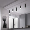 Spot moderne LED en forme de tube doré Grover