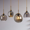 Suspension moderne LED avec abat-jour en verre Alvaro
