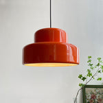 Suspension design avec abat-jour coloré Hirphan