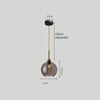 Suspension moderne LED avec abat-jour en verre Alvaro