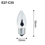 Ampoule E27 à LED de 3W ovale