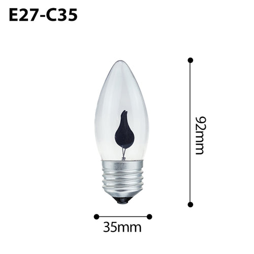 Ampoule E27 à LED de 3W ovale