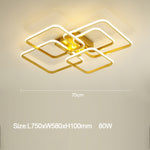 Plafonnier design avec multiple LED lumineux Vexler