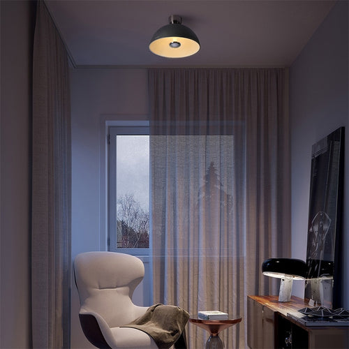 Design LED ceiling light with lampshade rounded Bronx