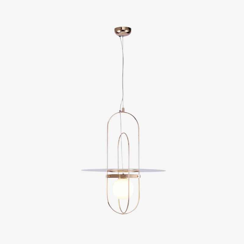 pendant light post-modern LED design with Zane glass ball