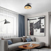 Design LED ceiling light with lampshade rounded Bronx