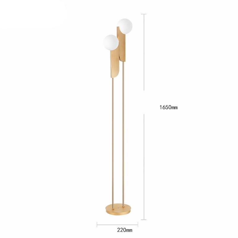 Lámpara de pie design LED con estilo minimalista Gracinda