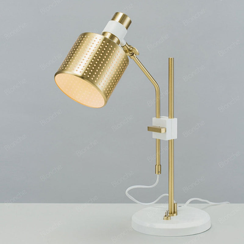 Design desk lamp with openwork lampshade Timo