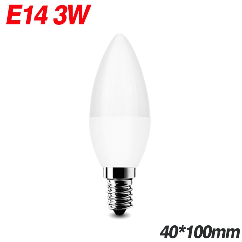 Ampoule ovale E14 à LED 3W - vue 2 sur 2