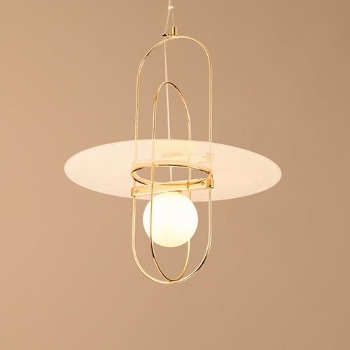 Suspension design LED post-moderne avec boule de verre Zane - vue 5 sur 8