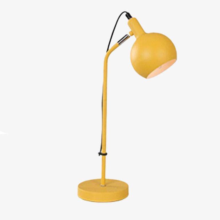 Coloured designer desk lamp with lampshade ball Candy