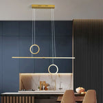 Lustre design LED minimaliste en métal Reez