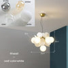 Lustre moderne en forme de nuage avec boules en verre Rivers