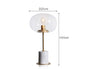 Lampe à poser design avec socle en marbre Bess