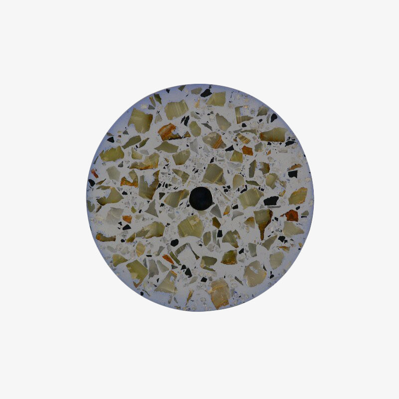 Applique murale moderne LED circulaire style carrelage Ezra