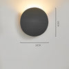 Applique murale moderne LED en forme de lune Moon