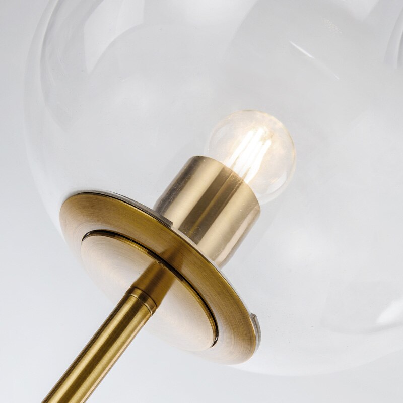 Lampe à poser design avec socle en marbre Bess