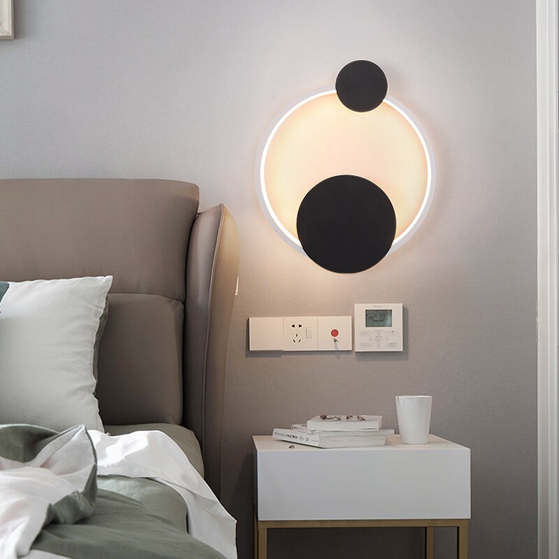 Applique murale moderne LED arrondie Scone