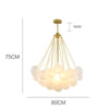 Lustre design avec multiples boules en verre Triz