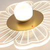 Plafonnier moderne LED en forme de fleur Majesty