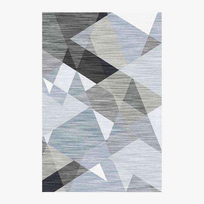 Wilson J modern geometric style rectangle carpet