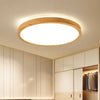 Plafonnier en bois à LED (plusieurs formes)