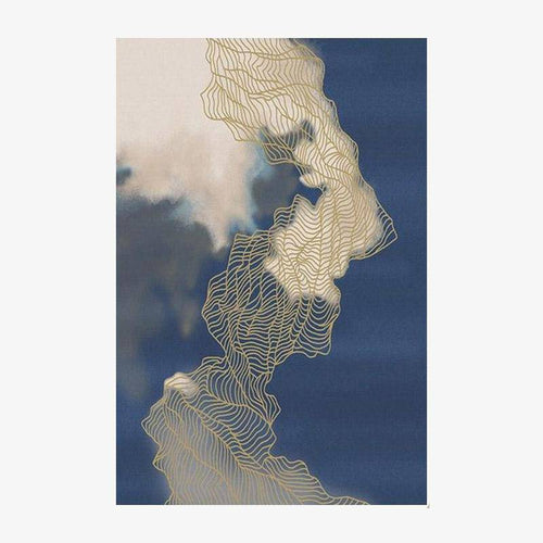 Tapis rectangle design au style abstrait Oxavo L