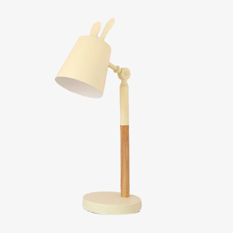 Lámpara de escritorio o de cabecera con orejas de conejo