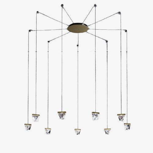 Plyzia crystal spider chandelier