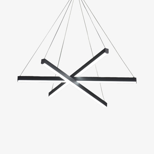 Lustre design LED barrettes lumineuses en métal Zillion