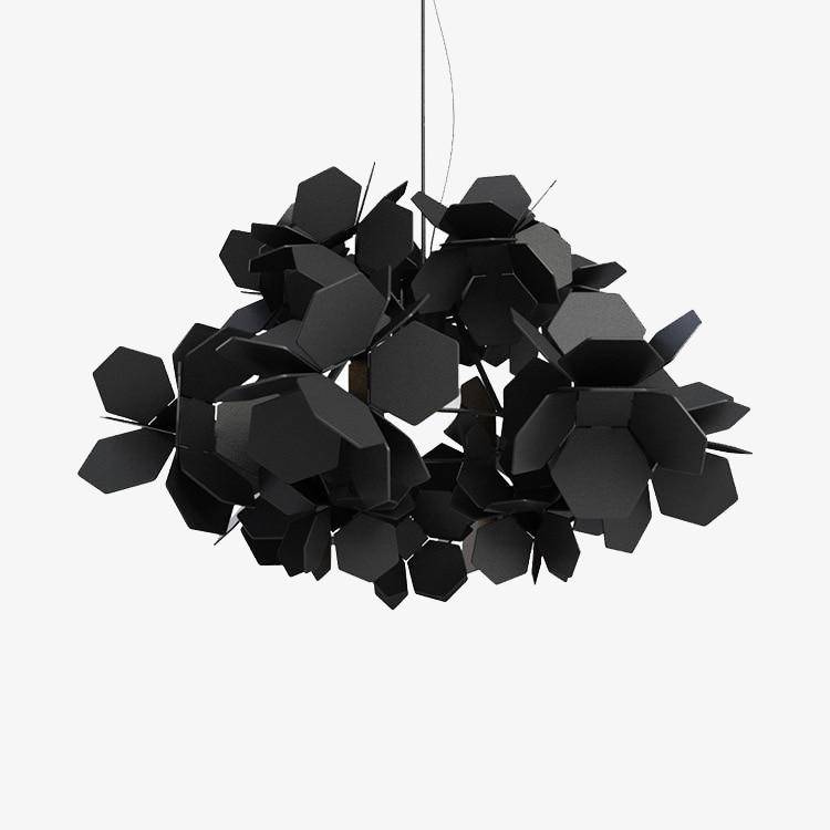 Lustre design à LED avec plaques plates Novel