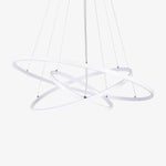 Lustre design anneaux suspendus à LED Deco