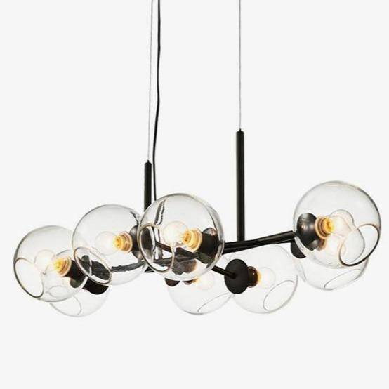 Design chandelier with glass ball Creative