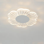 Plafonnier moderne LED en forme de fleur Majesty