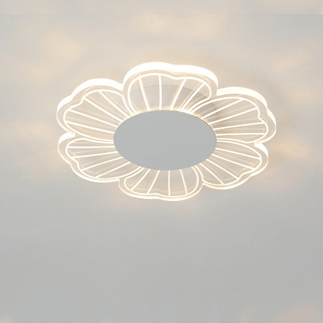 Plafonnier moderne LED en forme de fleur Majesty