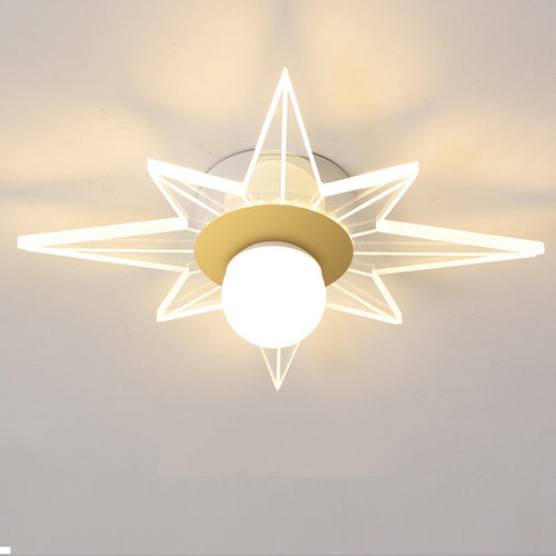 Plafonnier moderne LED en forme d'étoile Majesty - vue 3 sur 6